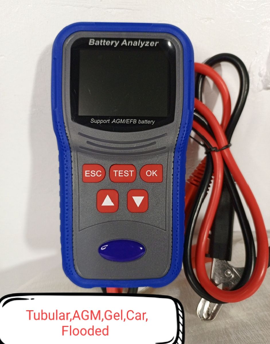 Digital Battery Tester Analyzer 12/24V