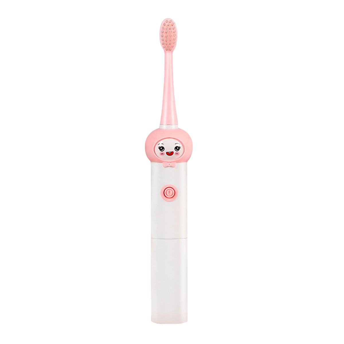 Electric Toothbrush Cartoon Shape Soft Bristles IPX7-Pink