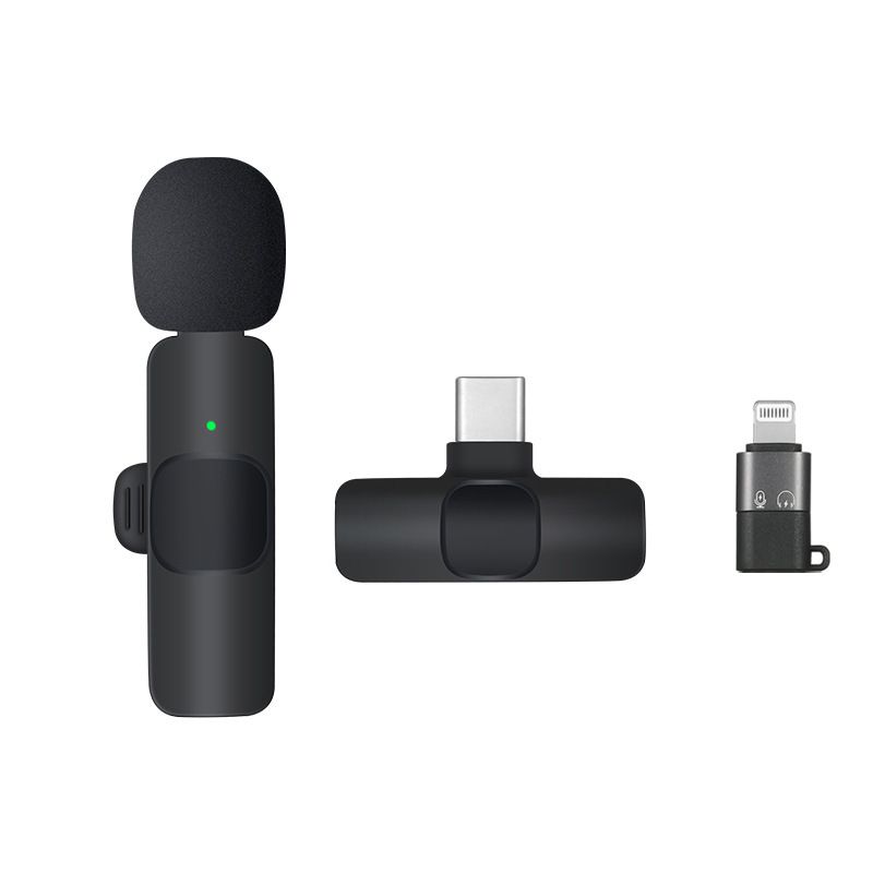Wireless Microphone/Lapel Microphone,Portable-For IOS & Android