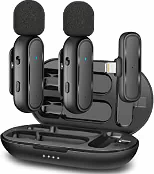 IPhone Double Wireless Microphone With Charging Case