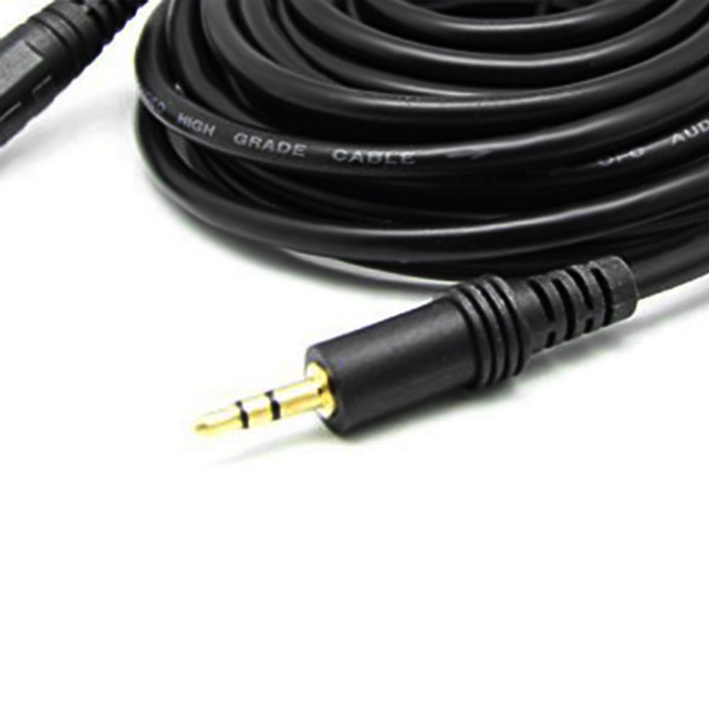 5 Meter Audio Extension Cable 3.5mm Jack Male To Female AUX