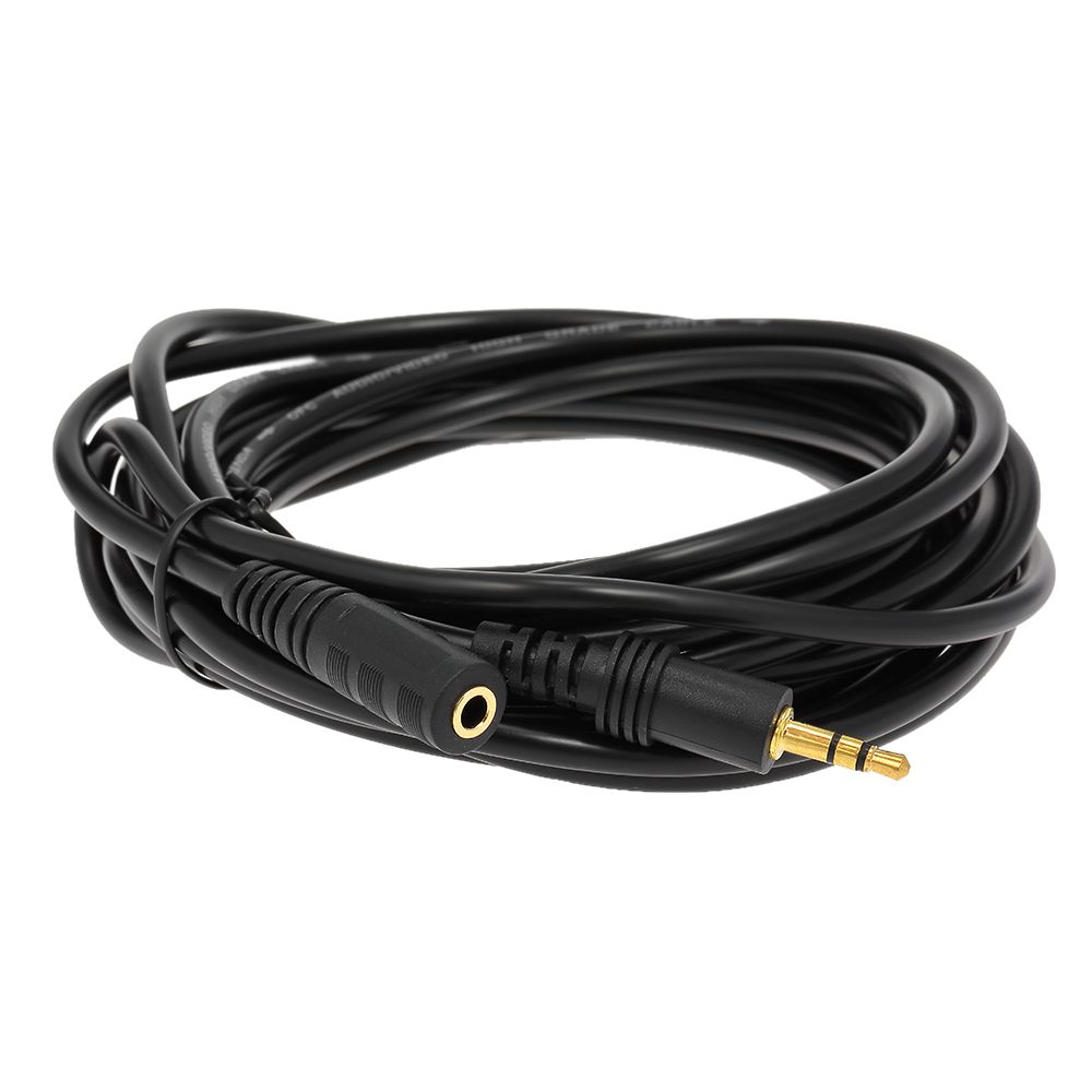 5 Meter Audio Extension Cable 3.5mm Jack Male To Female AUX