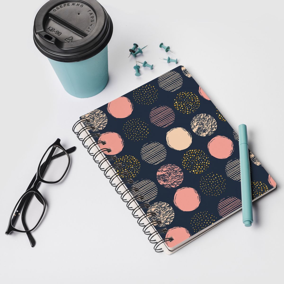 Fancy Notepads Hardcover Jumia Notebooks Journals Diary Pink Circles