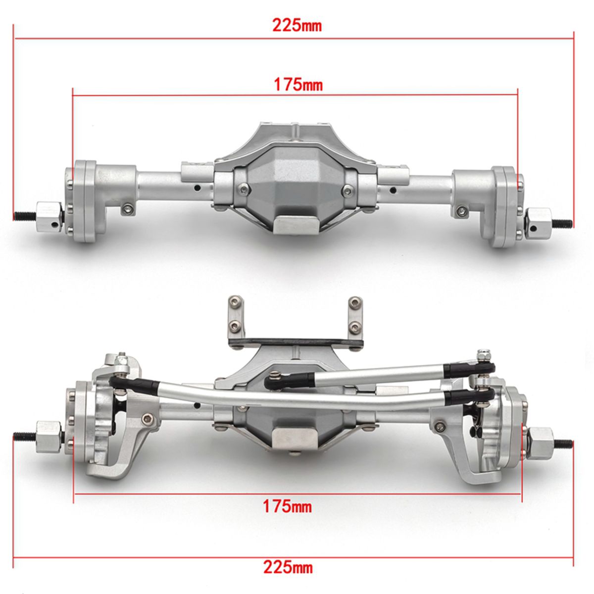 RC Car Front Axle Rear Axle Replacements For Axial SCX10II