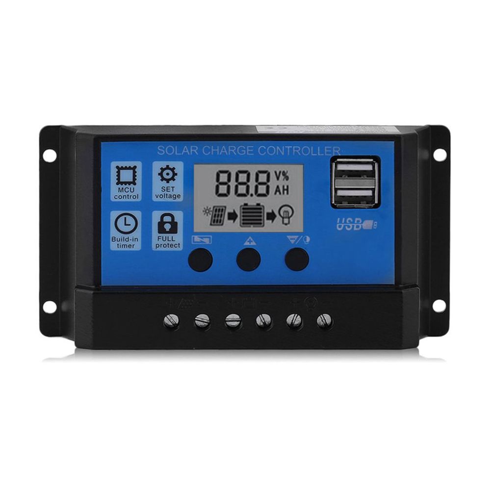 100A Solar Panel Controller Solar Recharger Controller LCD