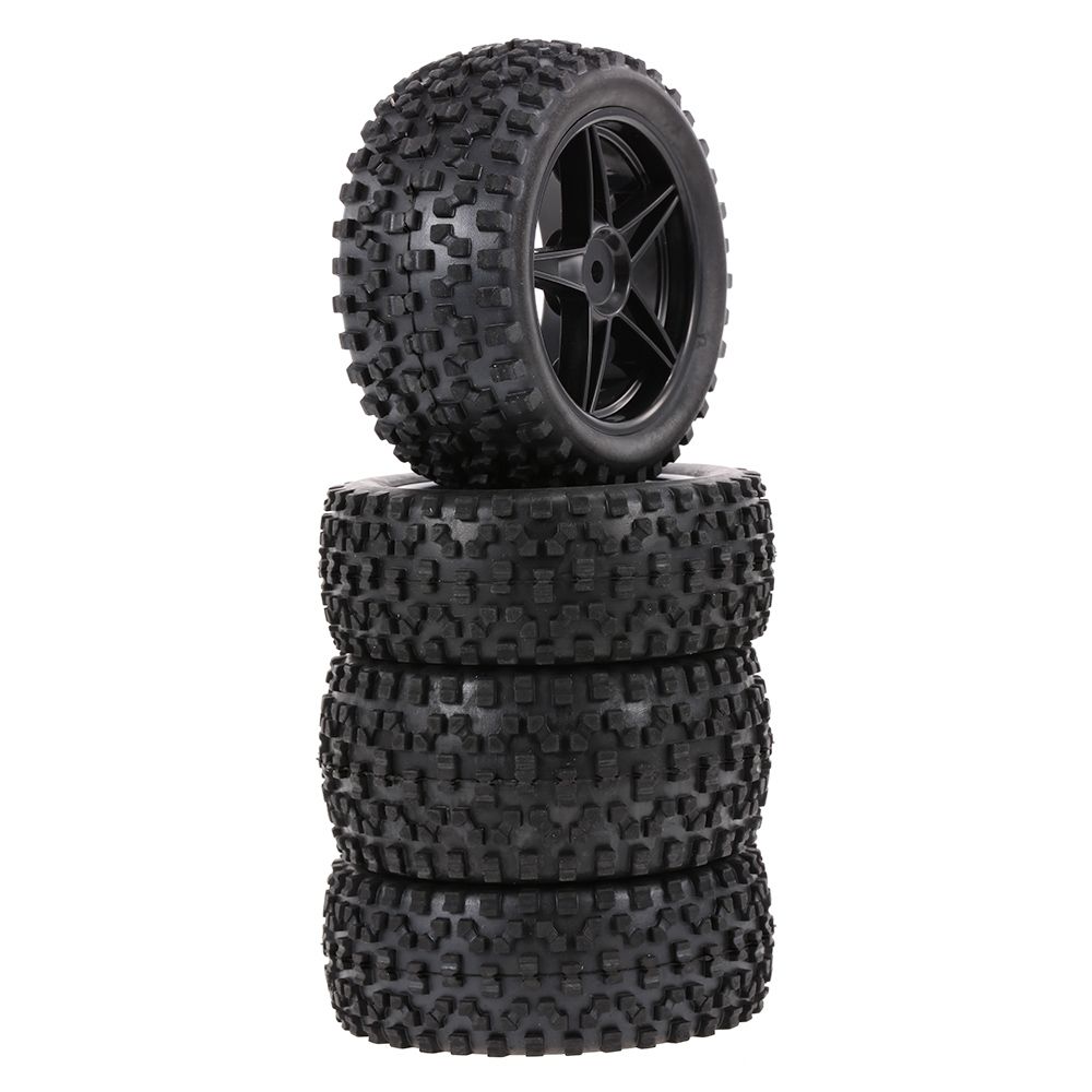 4PCS 1/10 RC Off-road Tyre Nail Block Tread Pattern