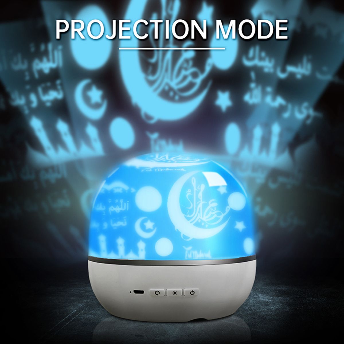Intelligent BT Small Loudspeaker Projection Lamp With