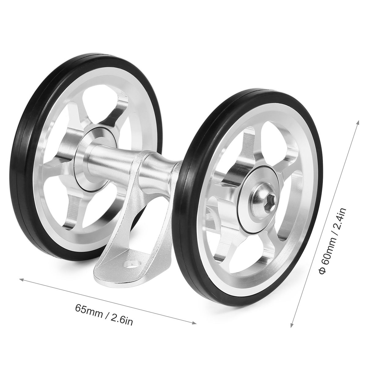 Aluminum Alloy Bike Double Roller Rear Wheels Replacement