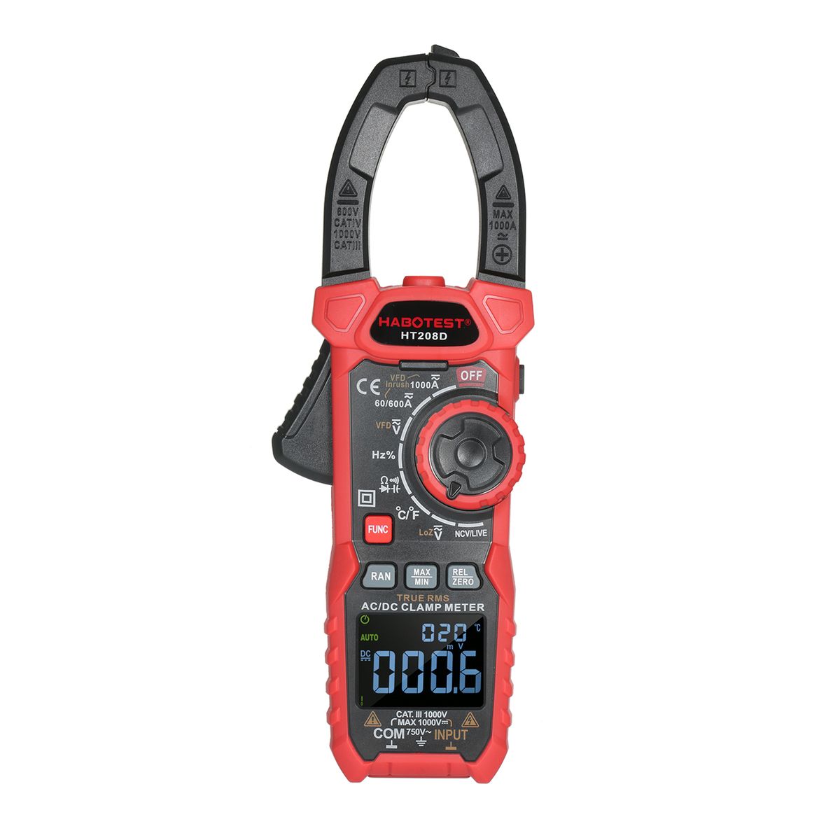 AC/ Digital Clamp Meter True-RMS Multimeter