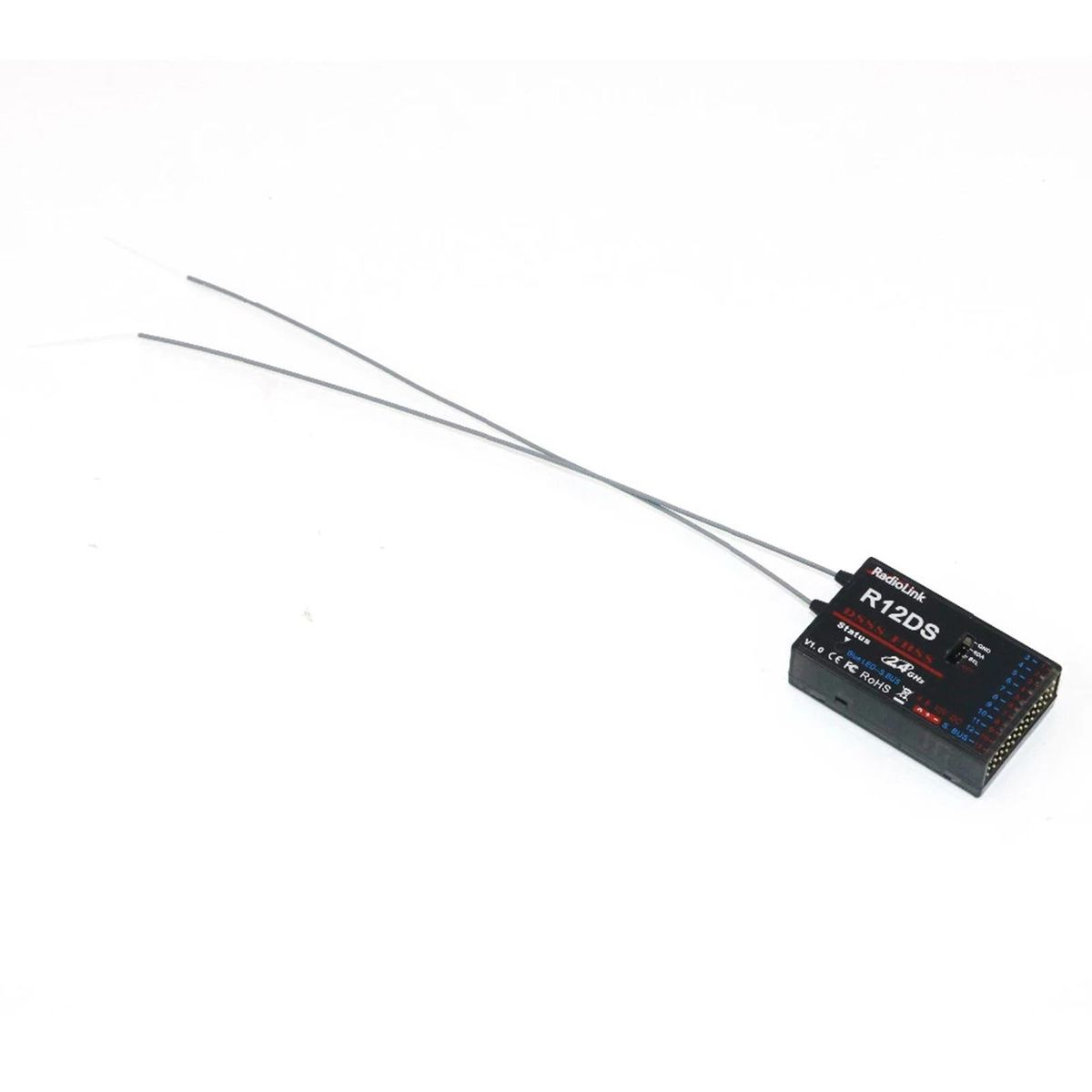 RadioLink R12DS Receiver 12CH 2.4Ghz For AT9 AT9S AT10 AT10 Transmitter