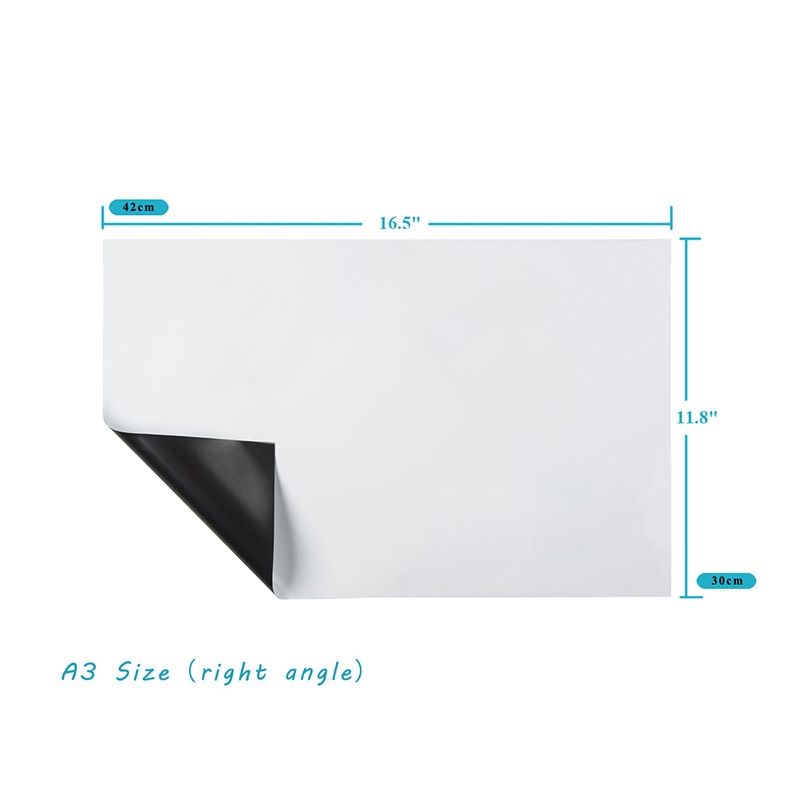A3 PET Magnetic Message Board Refrigerator Magnet