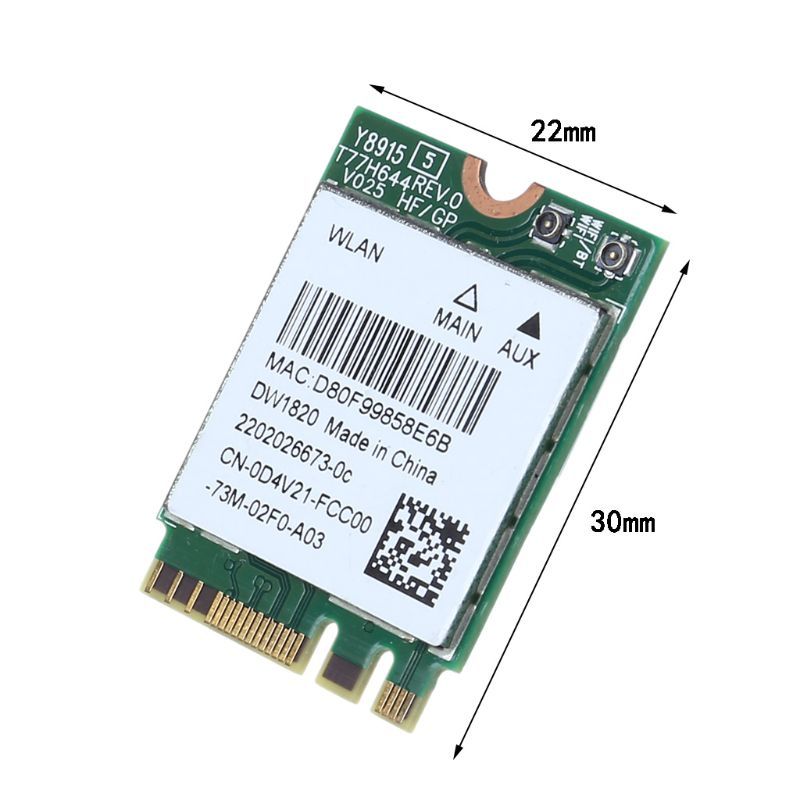 Wireless Adapter Card For Dell Wireless 1820 DW1820 WLAN