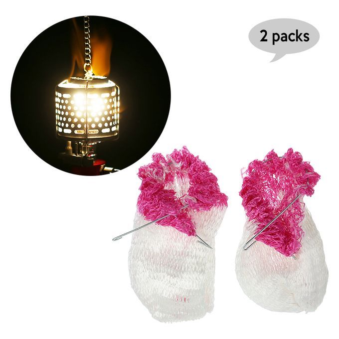 2 PCS Outdoor Camping Light Lamp Lantern Mantles Lampwick