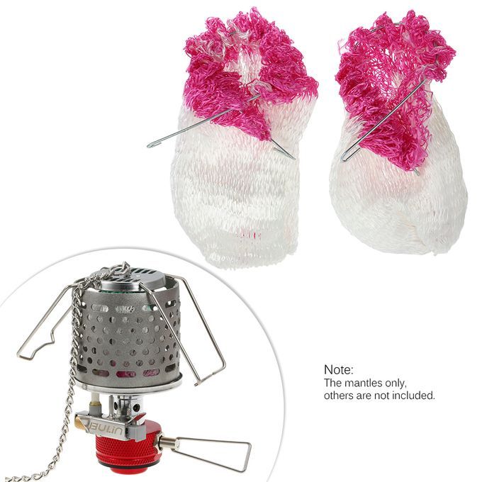 2 PCS Outdoor Camping Light Lamp Lantern Mantles Lampwick