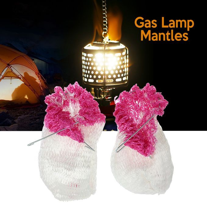 2 PCS Outdoor Camping Light Lamp Lantern Mantles Lampwick