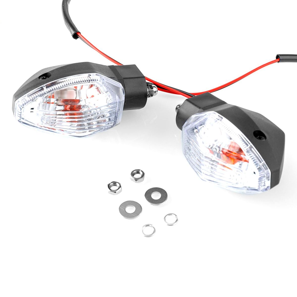 Motorcycle Rear Signal Light Rear Winker Lamp Replacement for HONDA Wave125/MSX125/RS150 OEM 33600-K73-M61 / 33650-K73-M61