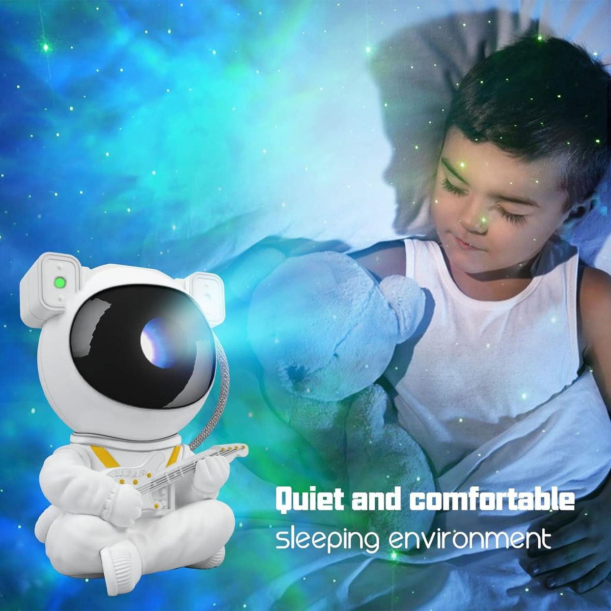 Astronaut Starry Sky Galaxy Stars Projector Lamp Night Light LED Lamp Gift For Kids