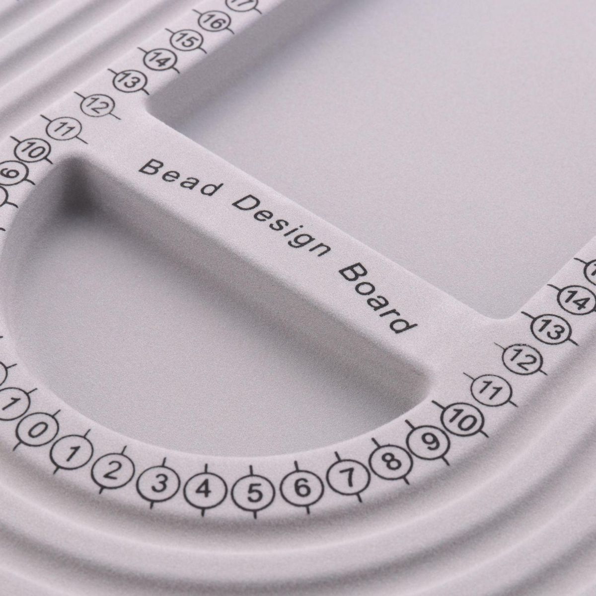 2Pcs Bead Design Board Bracelet Design Board Flocked Bead Board Necklace Beading Jewelry Organizer Tray DIY Jewelry Making Tray