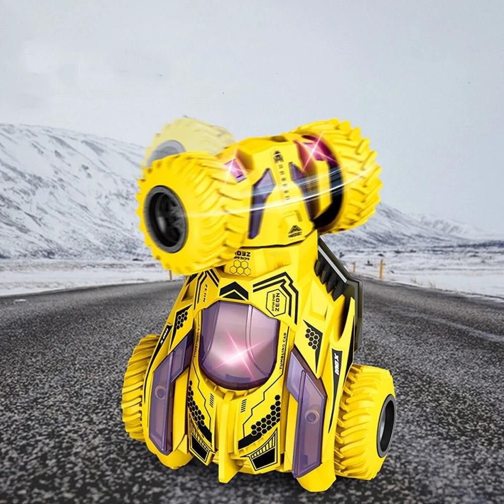 Four-Wheel Drive Twist Transformer Tumbling Double-Sided Car Inertia ff-Road Vehicle Stunt Rotating Transformer Children's Toy