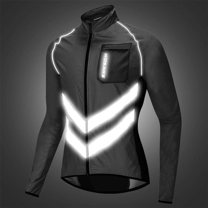 Bicycle Cycling Jacket Waterproof Windproof Rain Coat Black XL
