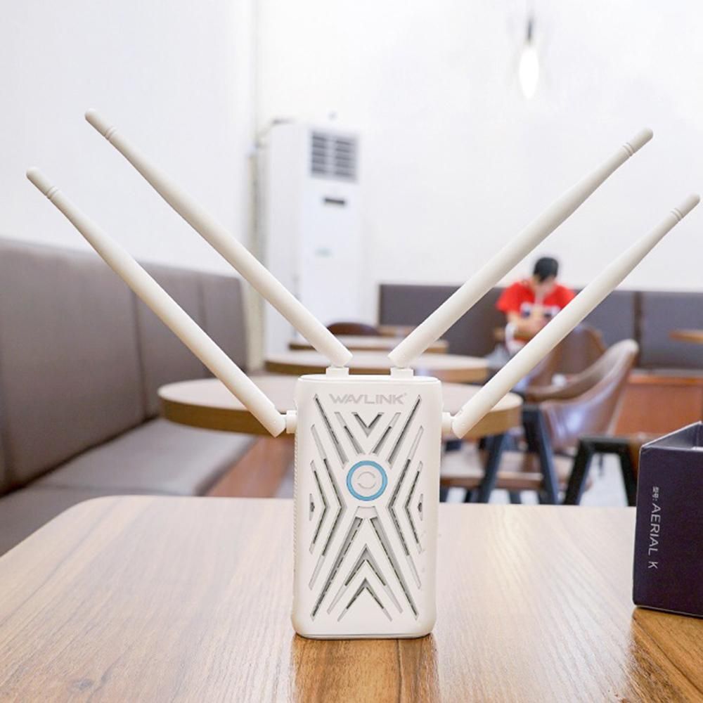 Wireless Repeater WiFi Signal Amplifier with Dual Network Stable WiFi Signal Wide Coverage Two Operating Mode The US