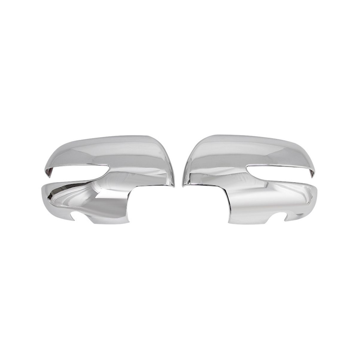 1Pair Car Rearview Mirror Cover Trim for Luxgen 7 SUV U7 2011-2017 Side Wing Mirror Chrome Decorative Protective Caps