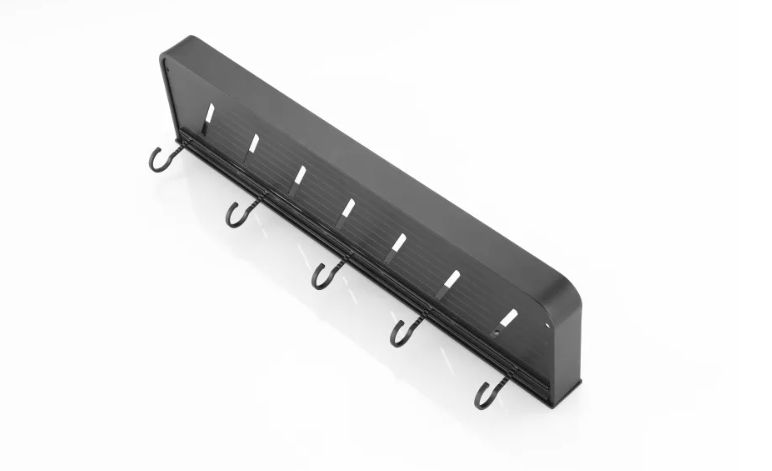 Bathroom Steel Anti-Rust Shelf With Towel Bar -Bathroom Rack