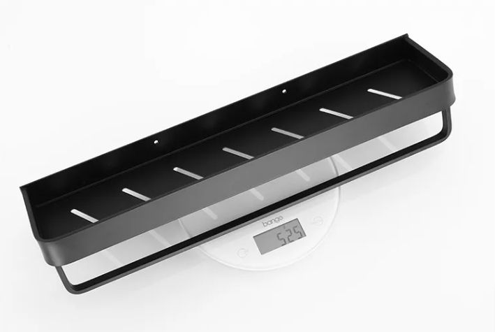 Bathroom Steel Anti-Rust Shelf With Towel Bar -Bathroom Rack