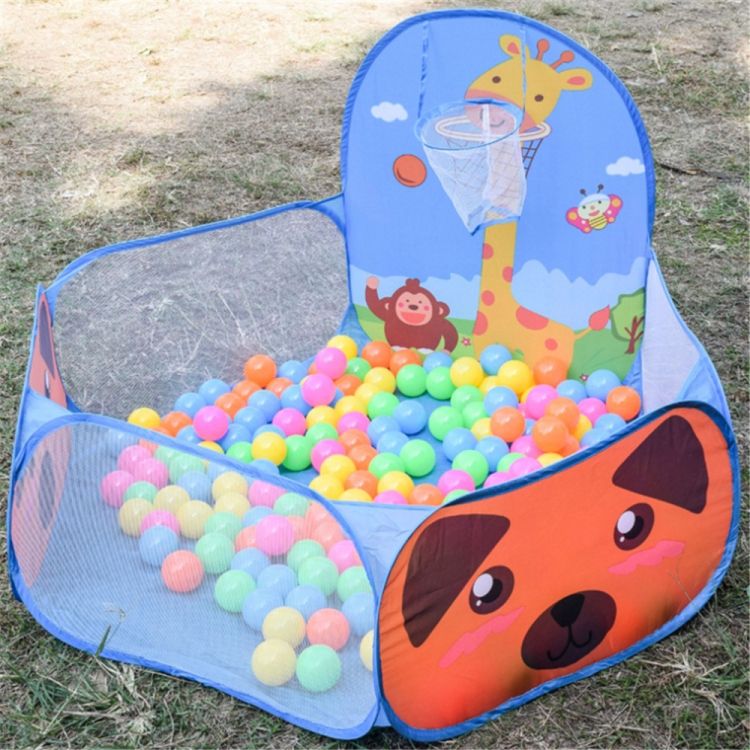 Children Foldable Cartoon Throwing Basketball Pool