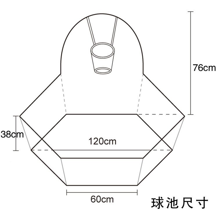 Children Foldable Cartoon Throwing Basketball Pool