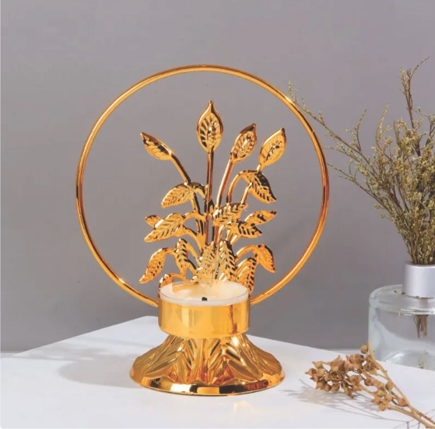 3D Nordic Style Geometric Metal Candlestick