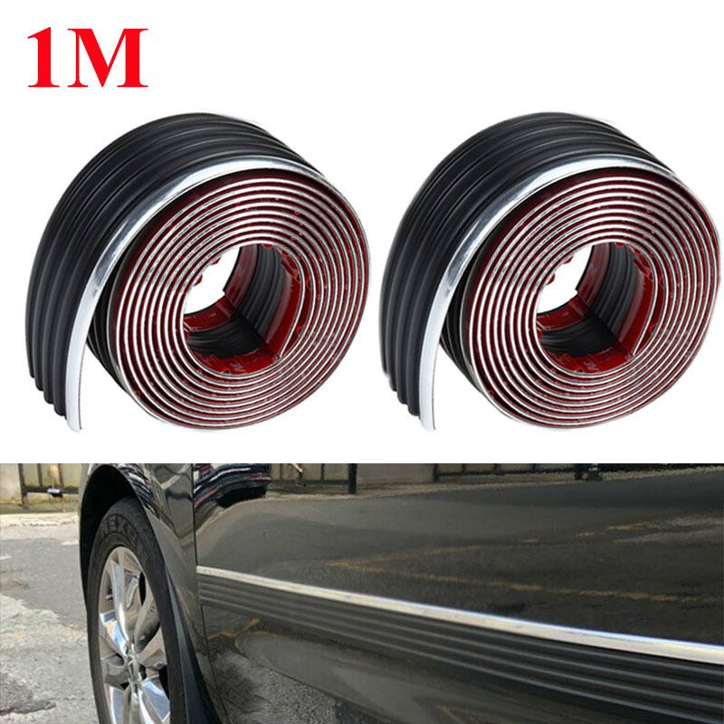 1/2pcs 1m Exterior Car Auto Door Side Adhesive Str
