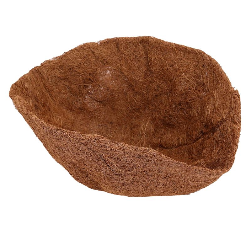 14 Inch Liner for Planters 2PCS Round Repment Plant Basket Liners Natural Fiber Liner for Hanging Basket