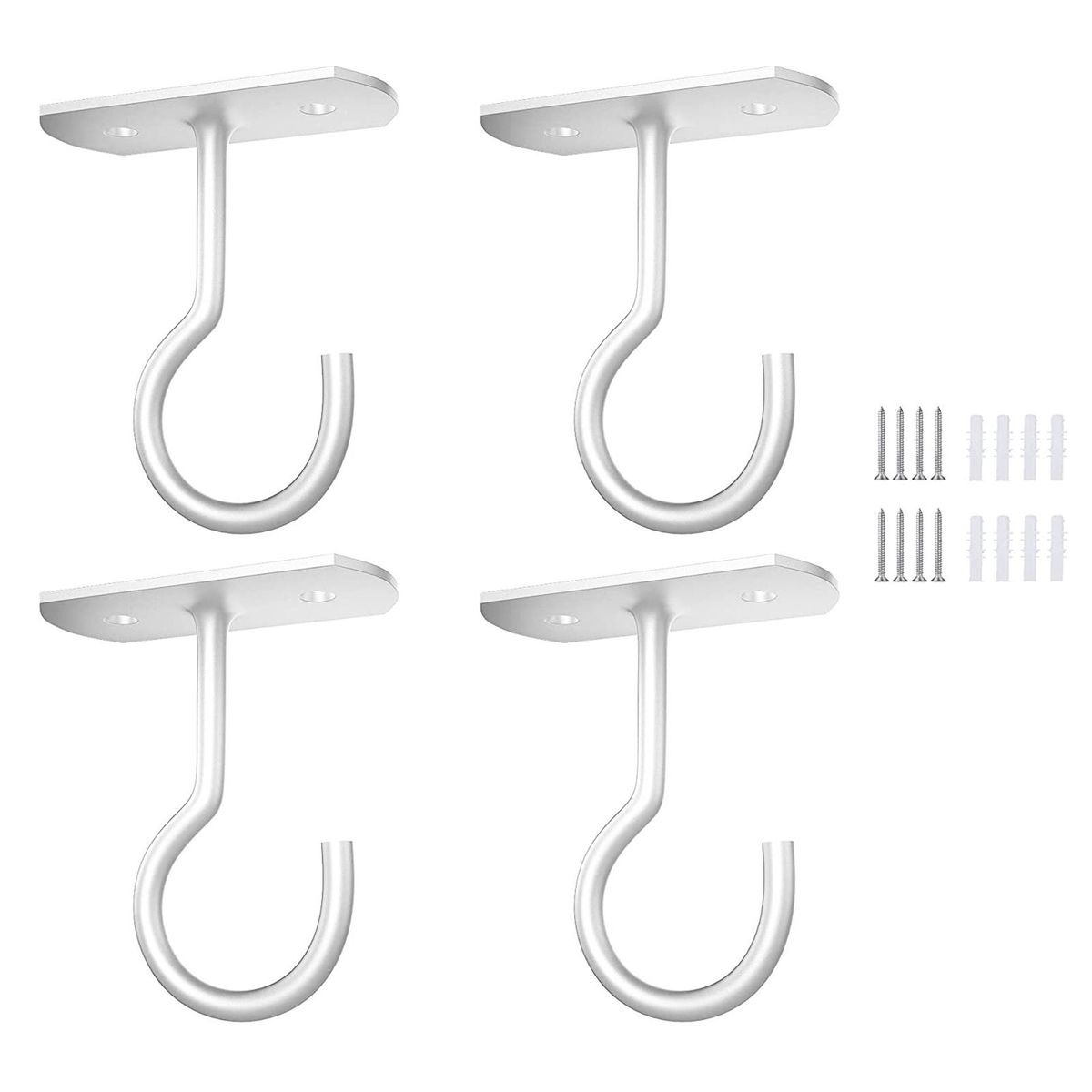Corrosion-resistant Plant Hook Versatile Wall-mounted Plant for Indoor White