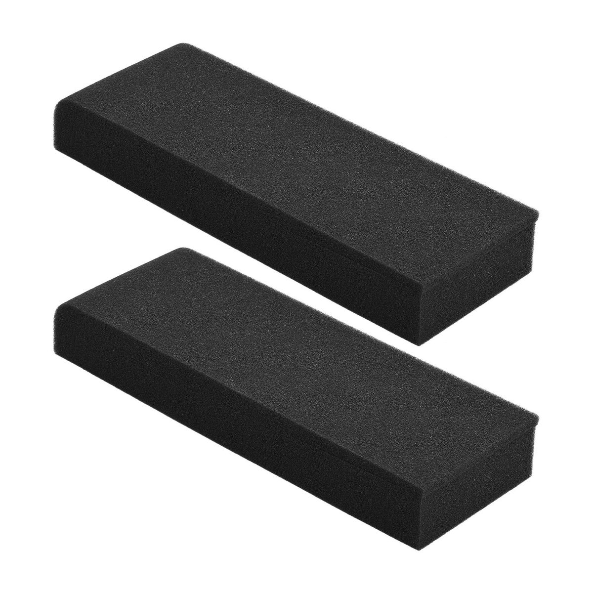 2 Packs High Density Acoustic Isolation Foam Isolation Pads 27 * 10cm Usable Area for Studio Monitor Speaker