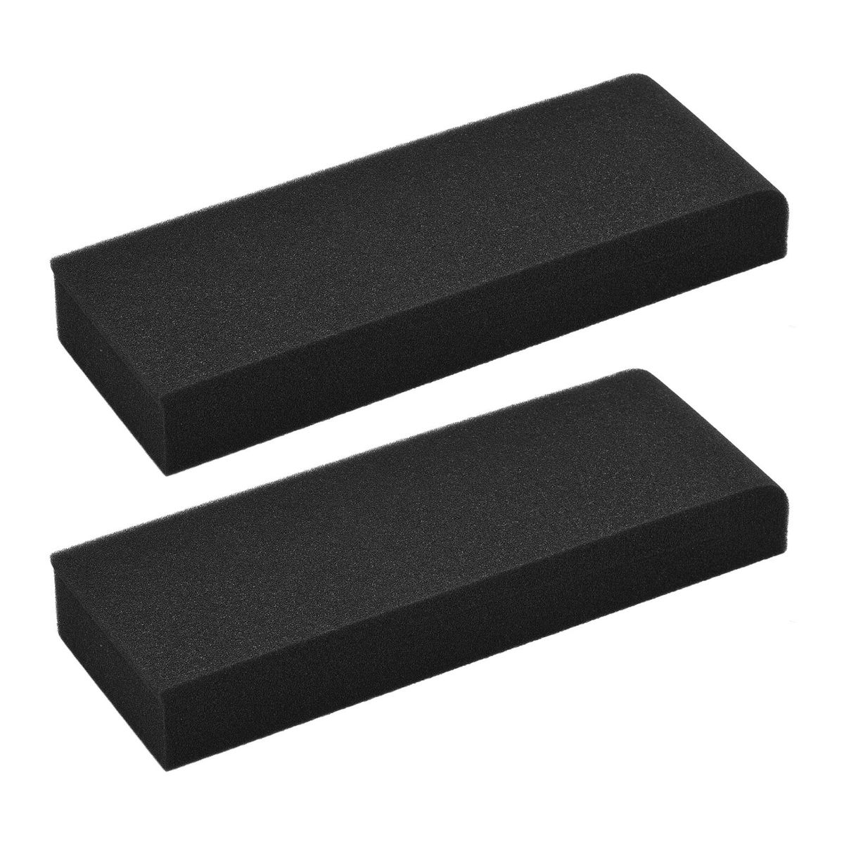 2 Packs High Density Acoustic Isolation Foam Isolation Pads 27 * 10cm Usable Area for Studio Monitor Speaker