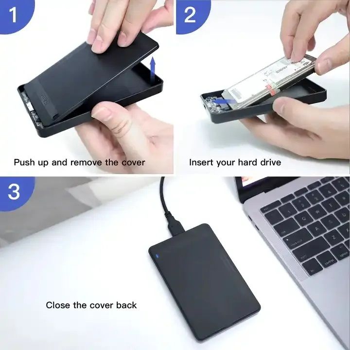 2.5inch USB3.0 Hard Drive External HDD Enclosure Case
