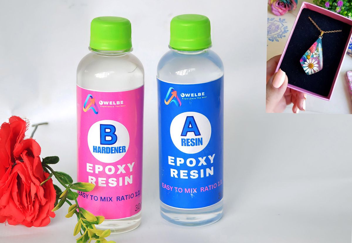 Epoxy Resin And Hardener For Casting And Jewelry Making 30ml