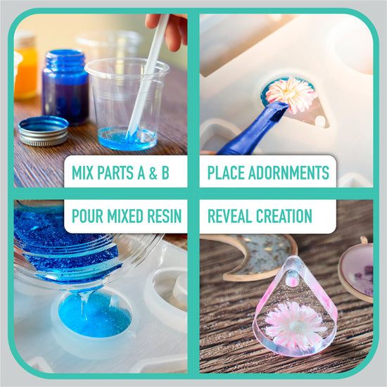 Epoxy Resin And Hardener For Casting And Jewelry Making 30ml
