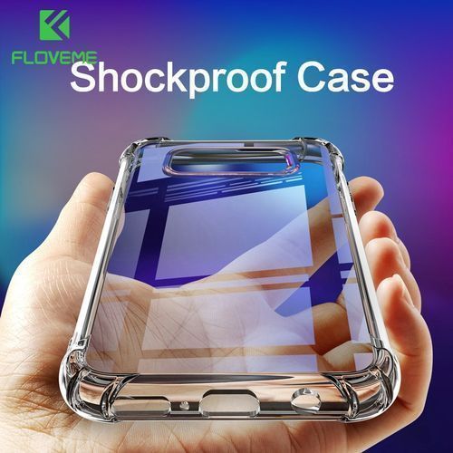 Shockproof Case For Samsung Galaxy S10 Plus S10e S8 S9 Plus Soft Silicone Phone Cases For Samsung Note 9 8 S7 EDGE Back Cover(Transparent)