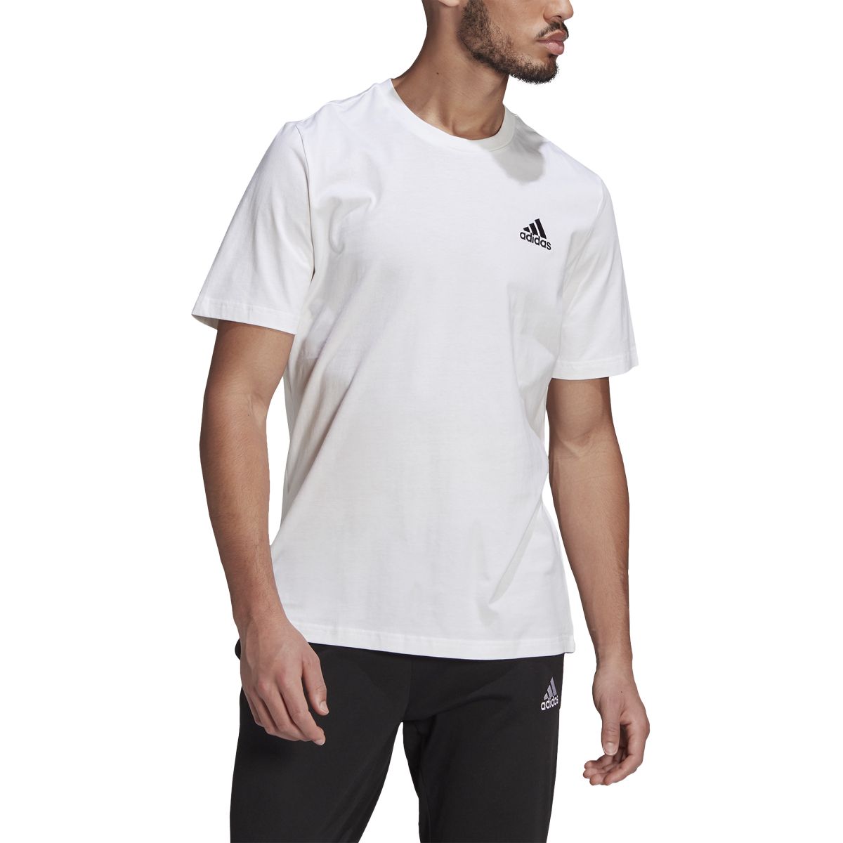 Essentials Embroidered Small Logo T-Shirt Men