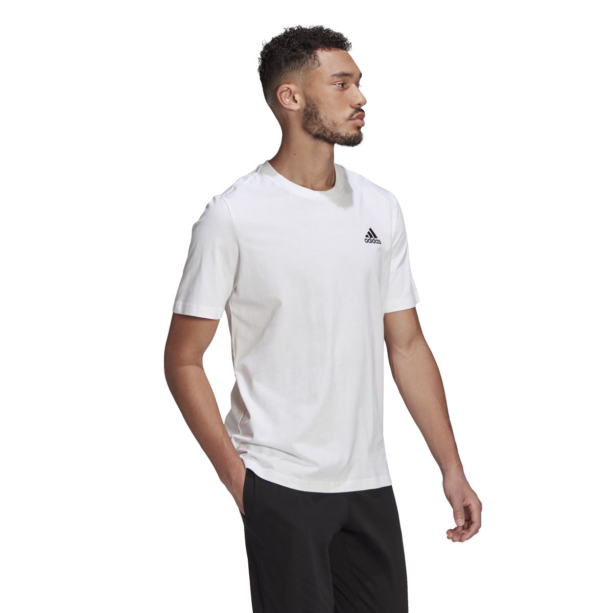 Essentials Embroidered Small Logo T-Shirt Men