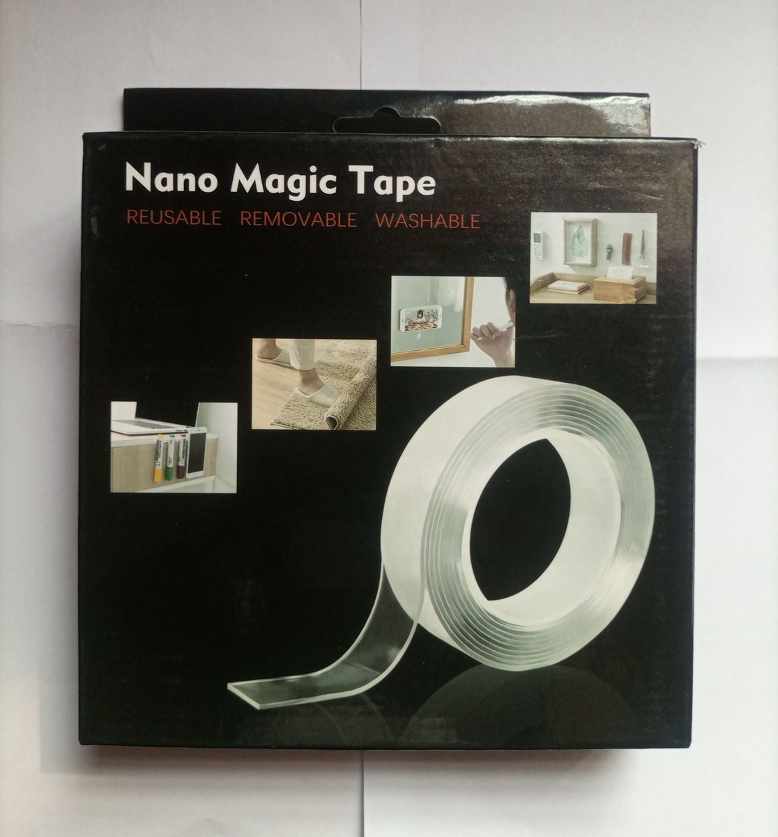 Strong Clear Double Sided Nano Reuseable Magic Adhesive Tape