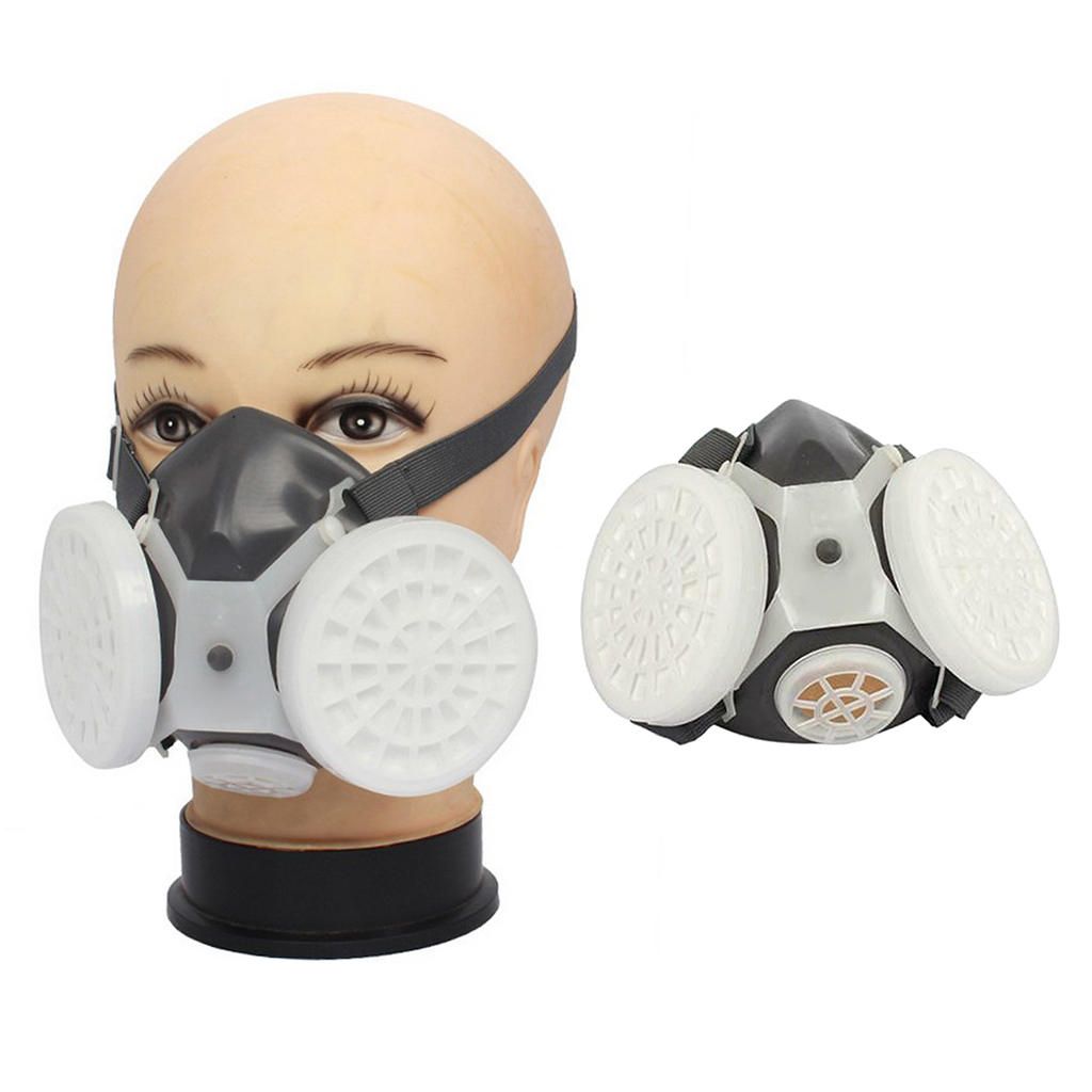 Facepiece  Half Face Painting Spraying Gas Mask With Filter