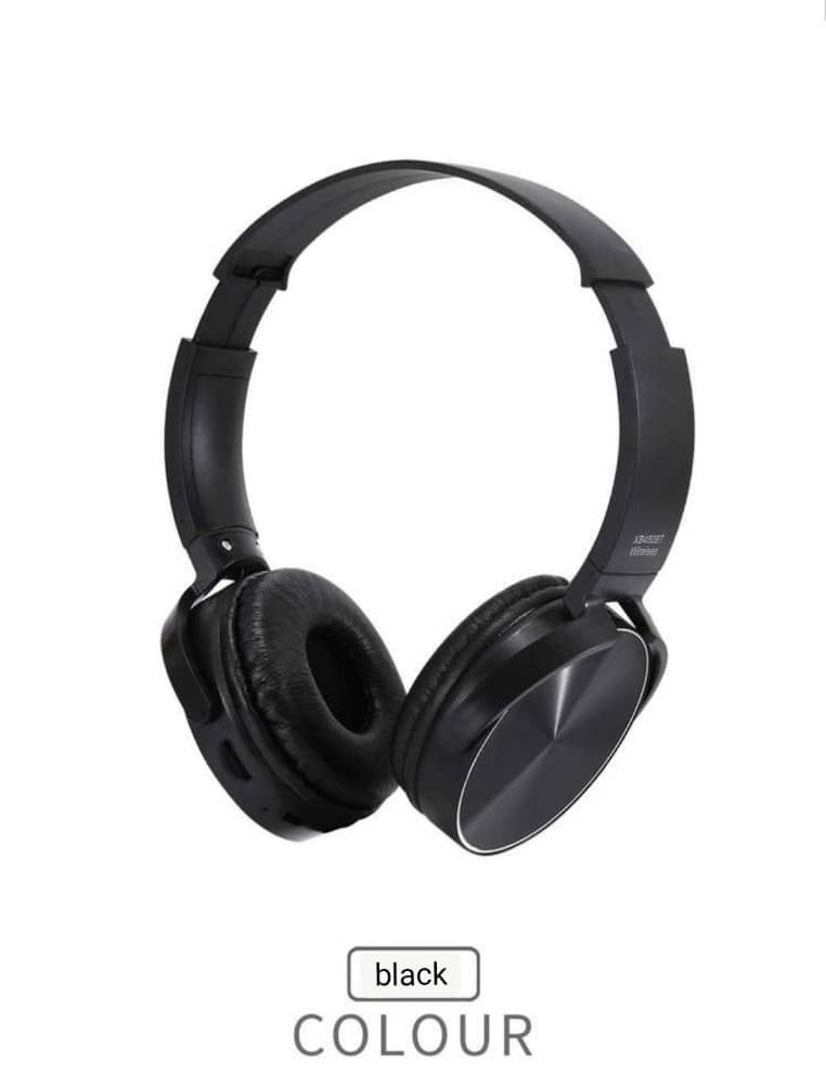 5.0 Wireless Bluetooth Stereo Headphone For Game And Music - GD Black
