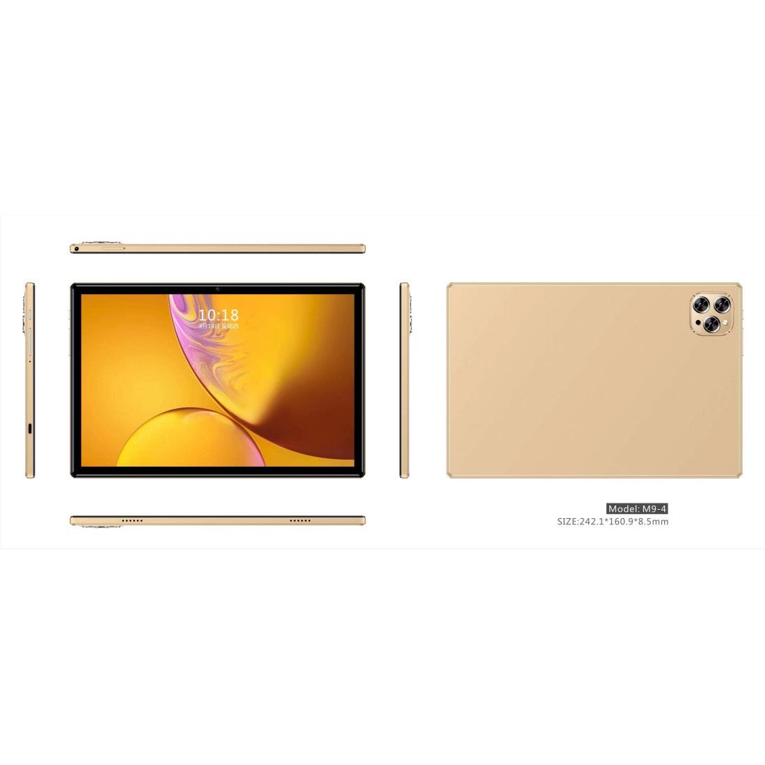 Notebook7 10.1” Tablet 512GB Rom 8GB Ram 5G  Dual Sim Bluetooth Keyboard Earbuds And Smart Watch