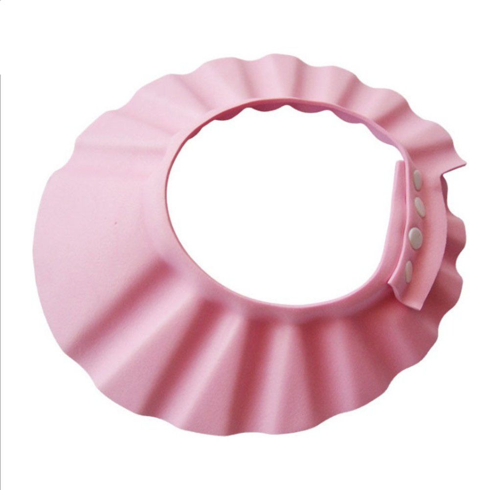 Baby Bathing Shower Cap Hat Wash Hair Shield Elastic Shampoo