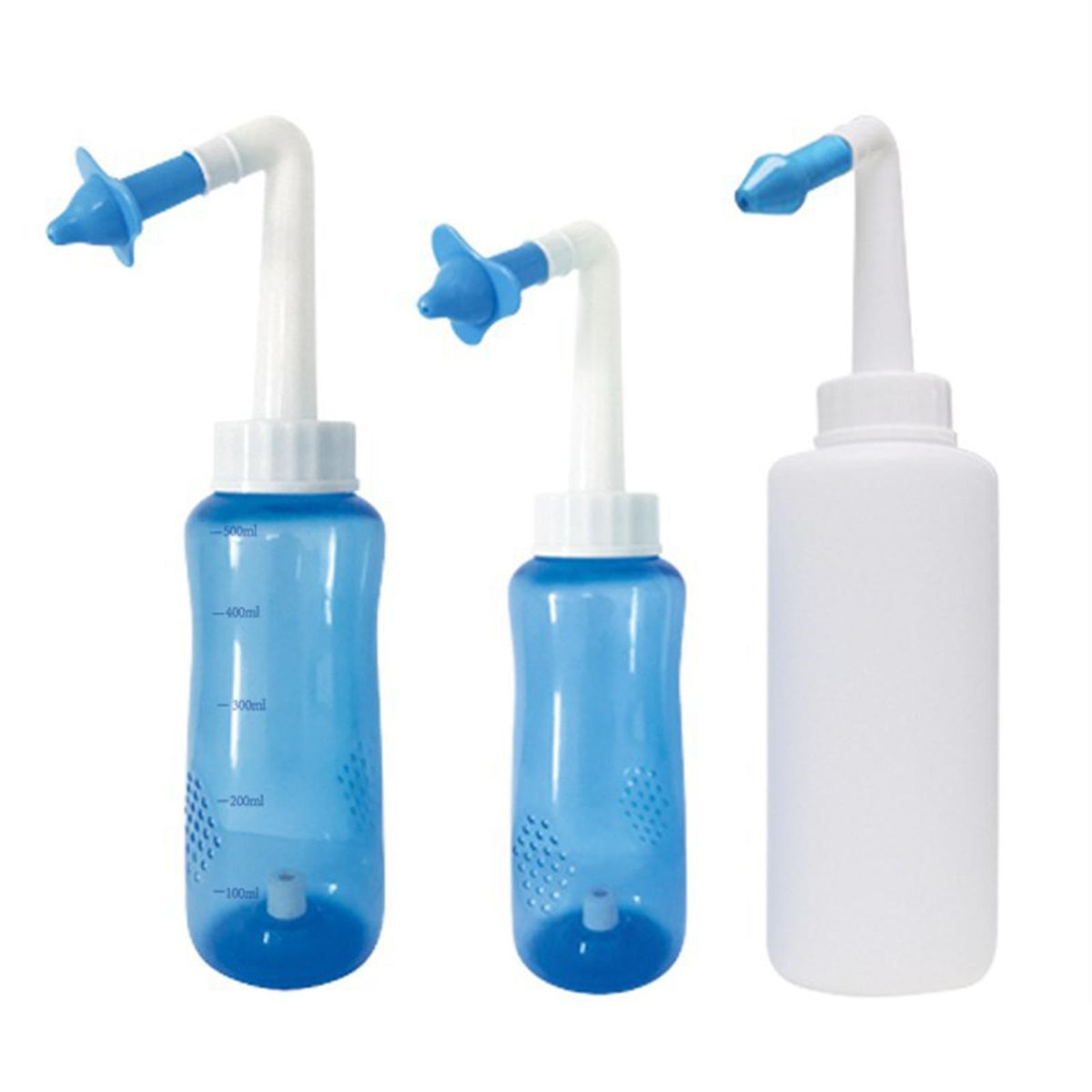 Neti Pot Nose Wash Cleaner Nasal Irrigation System 300ml Manual Valve