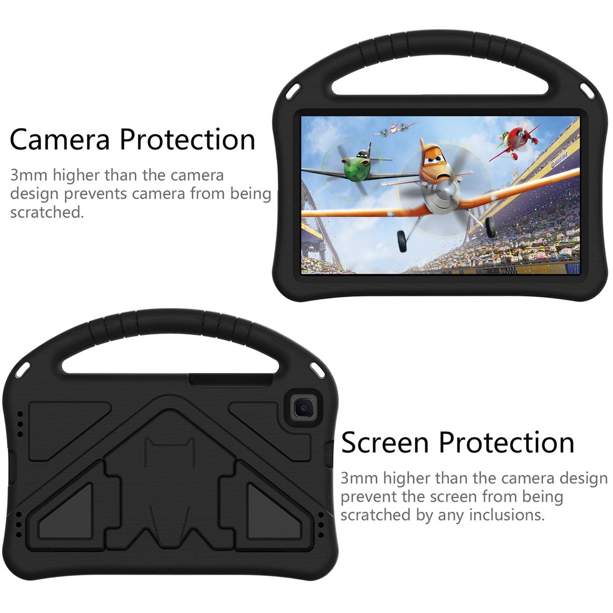Case For Samsung Galaxy Tab A 8.0" 2019 SM-T290/T295, Kids Friendly Durable Lightweight Handle Stand Shockproof Protective Cover