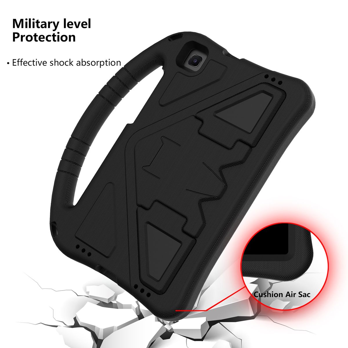 Case For Samsung Galaxy Tab A 8.0" 2019 SM-T290/T295, Kids Friendly Durable Lightweight Handle Stand Shockproof Protective Cover